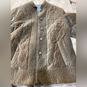 Elegant Brown Quilted Jacket